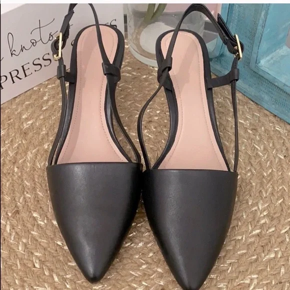 Gorgeous LEATHER slingback PUMPS SIZE 7 - Picture 4 of 10